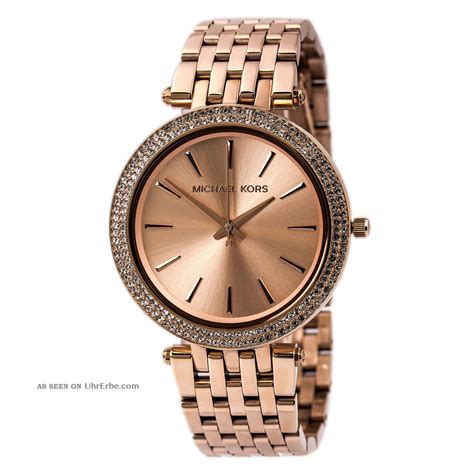 Michael Kors, Uhr Rosegold, GLITZER 